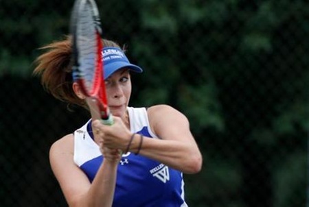 Wellesley Tennis Snaps Wheaton's Winning Streak