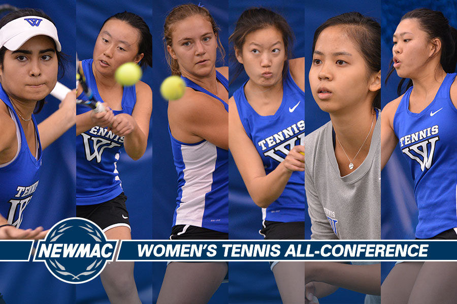 Blue Tennis Earns Seven NEWMAC All-Conference Nods; Yan Rookie of the Year