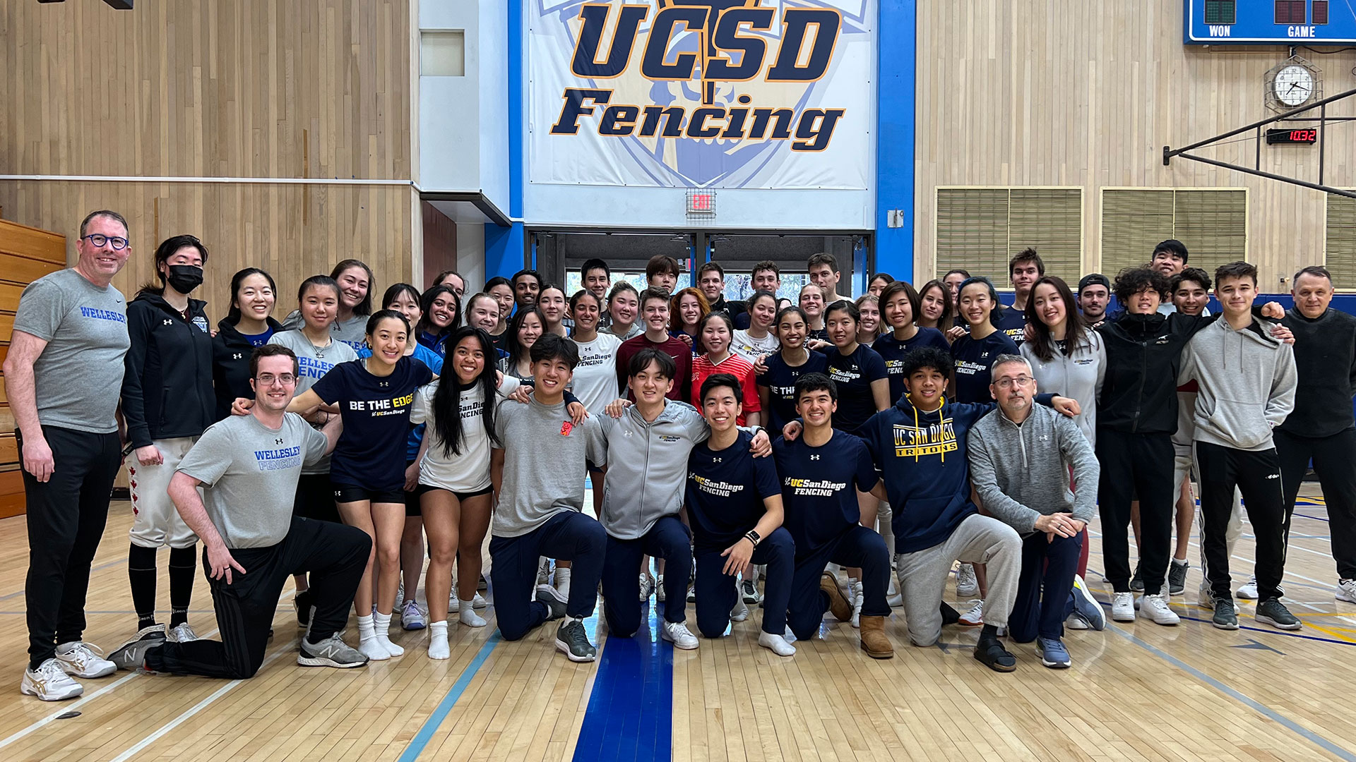 Wellesley fencing visited the West Coast for two rounds of fencing with UCSD