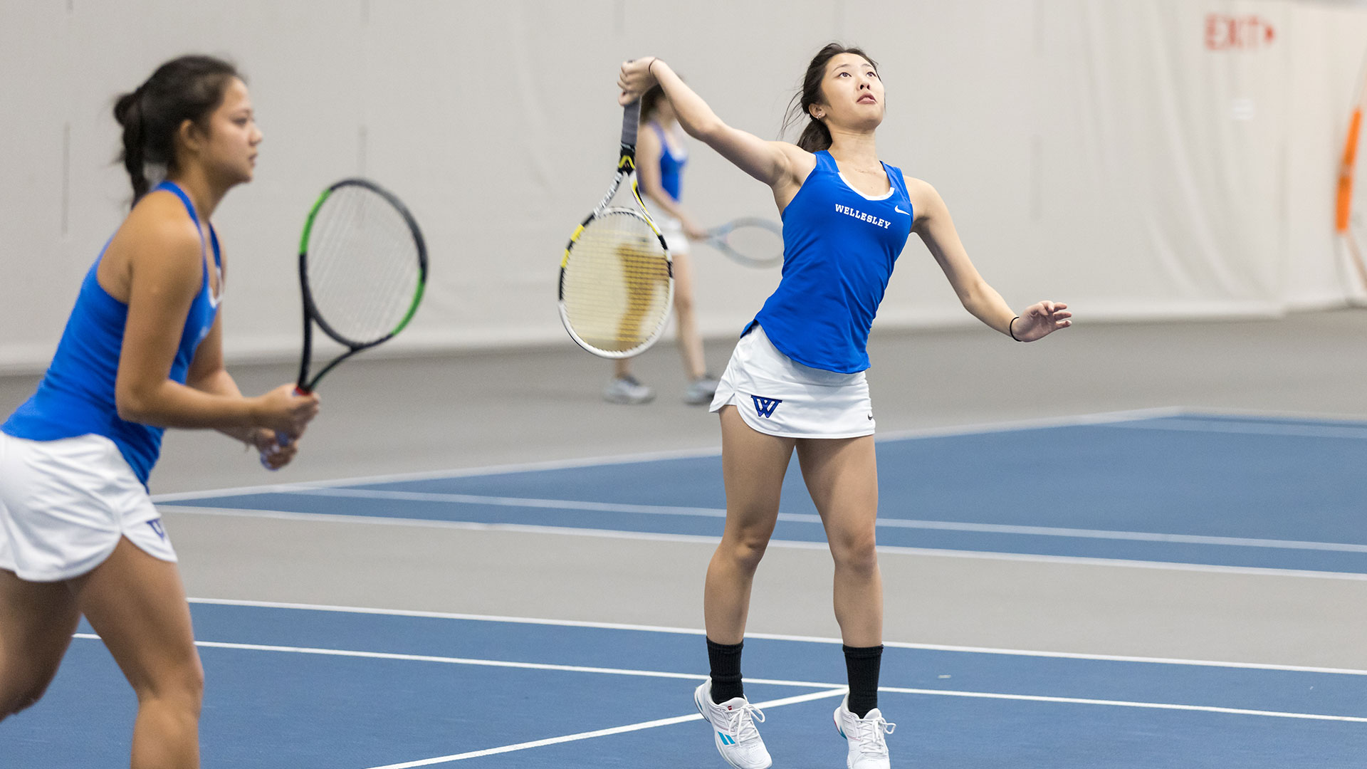 Blue Tennis Concludes Play at Wellesley Invitational