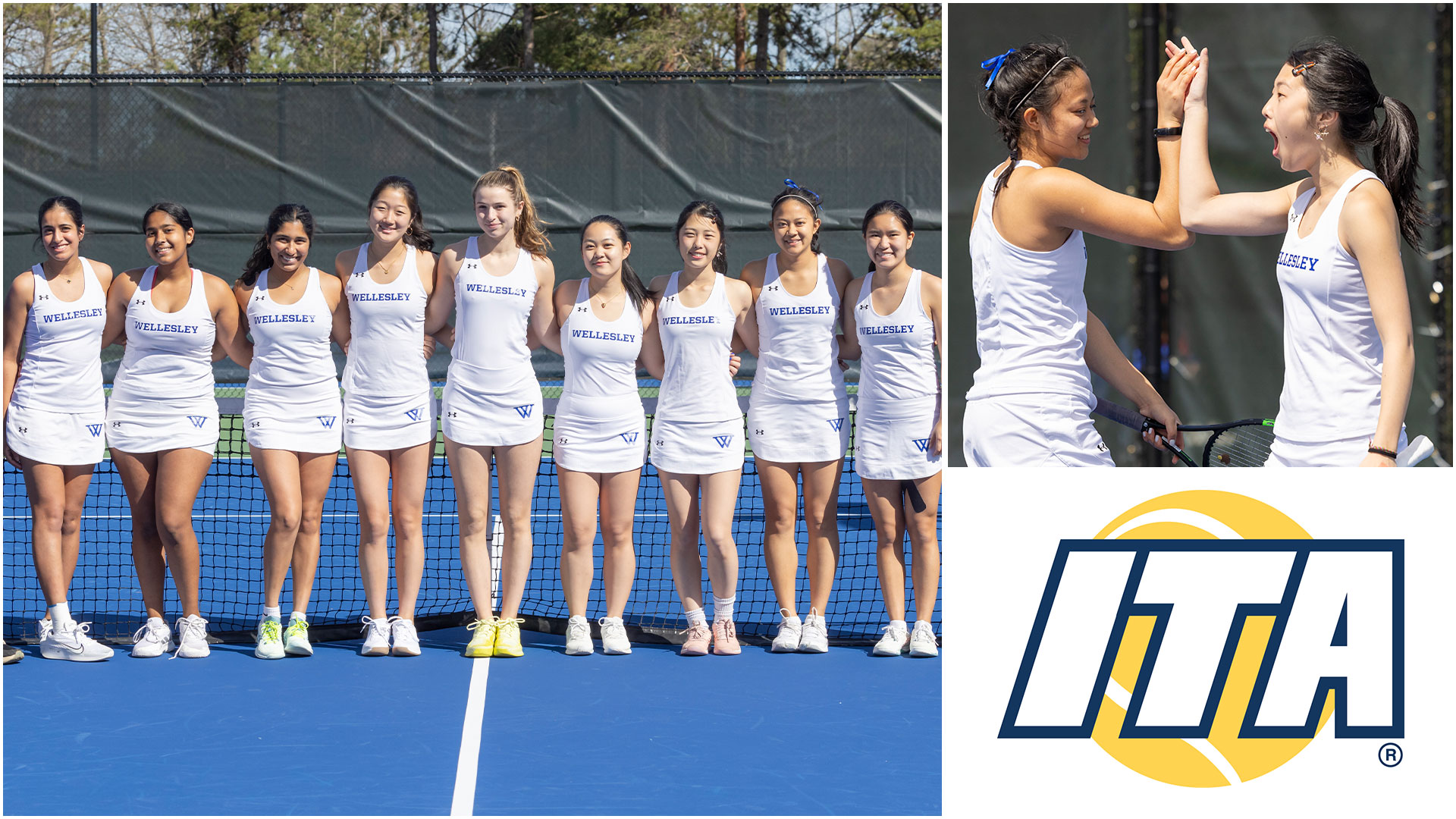 Wellesley tennis has been named an ITA All-Academic Team (Frank Poulin)