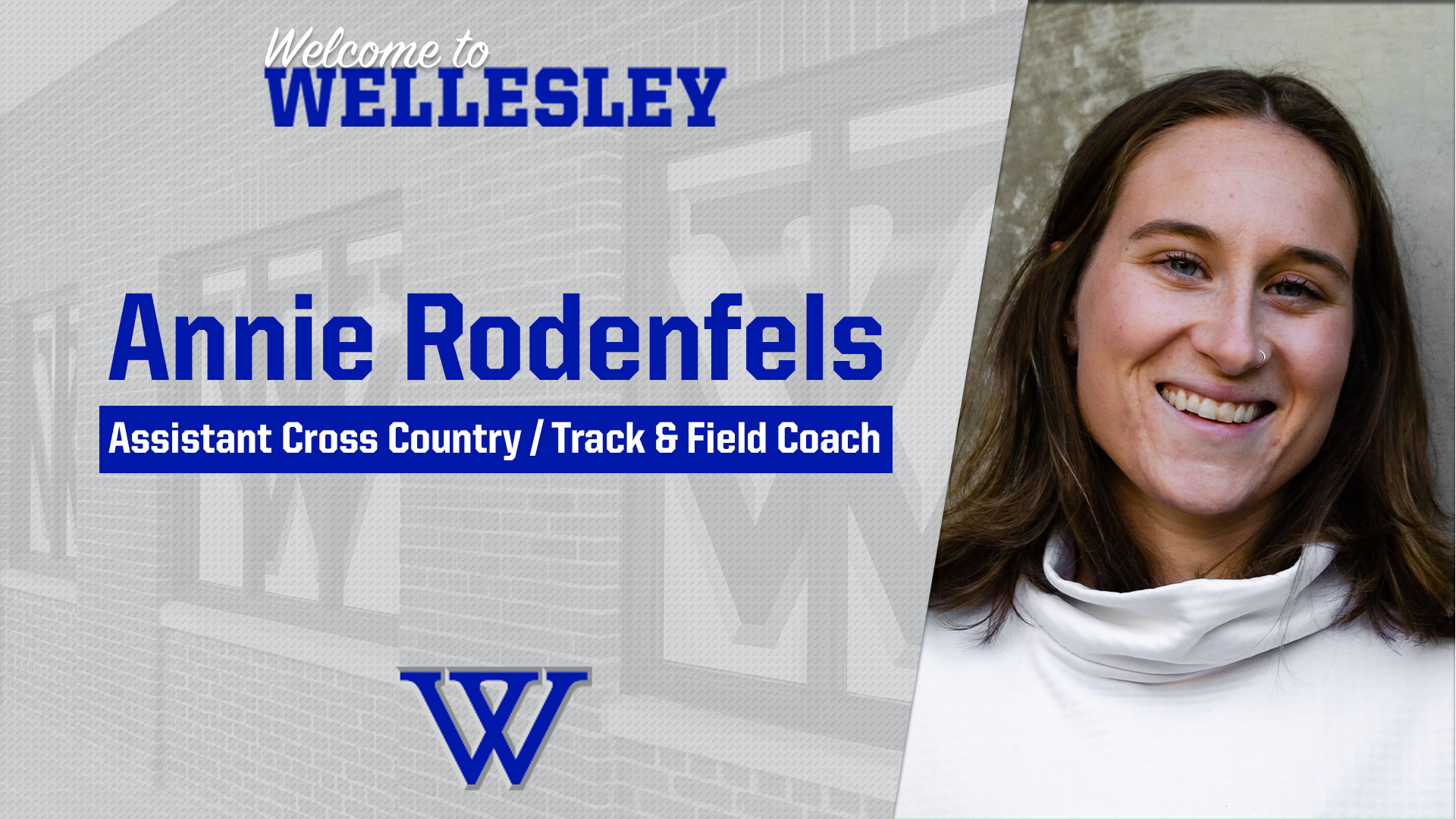 Wellesley Cross Country and Track & Field Announces the Hiring of Annie Rodenfels