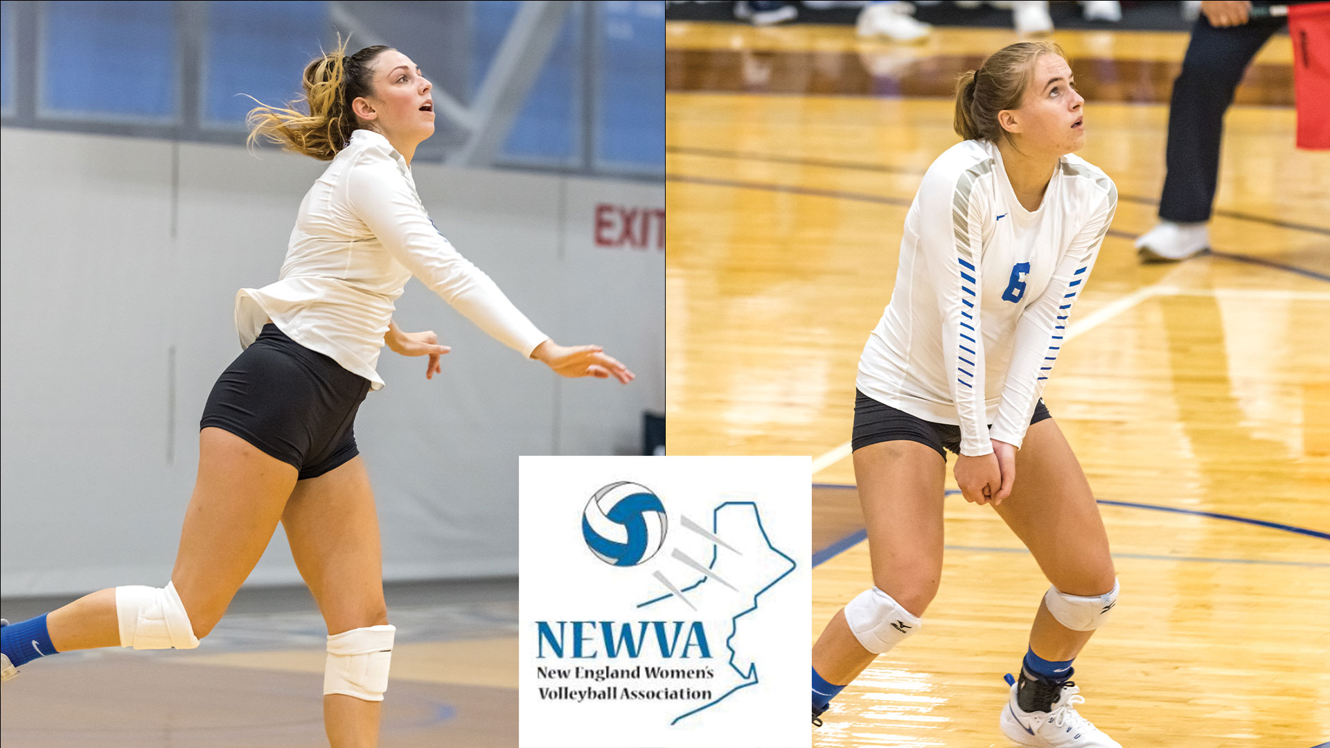 Nicole Doegres has been named to the NEWVA Second Team and classmate Izzy Seebold was selected to the NEWVA All-Senior Team. (Frank Poulin Photography)