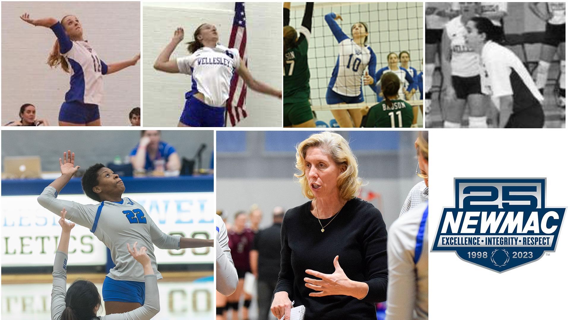 Five Players and Coach Dorothy Webb Named to NEWMAC 25th Year All-Volleyball Team
