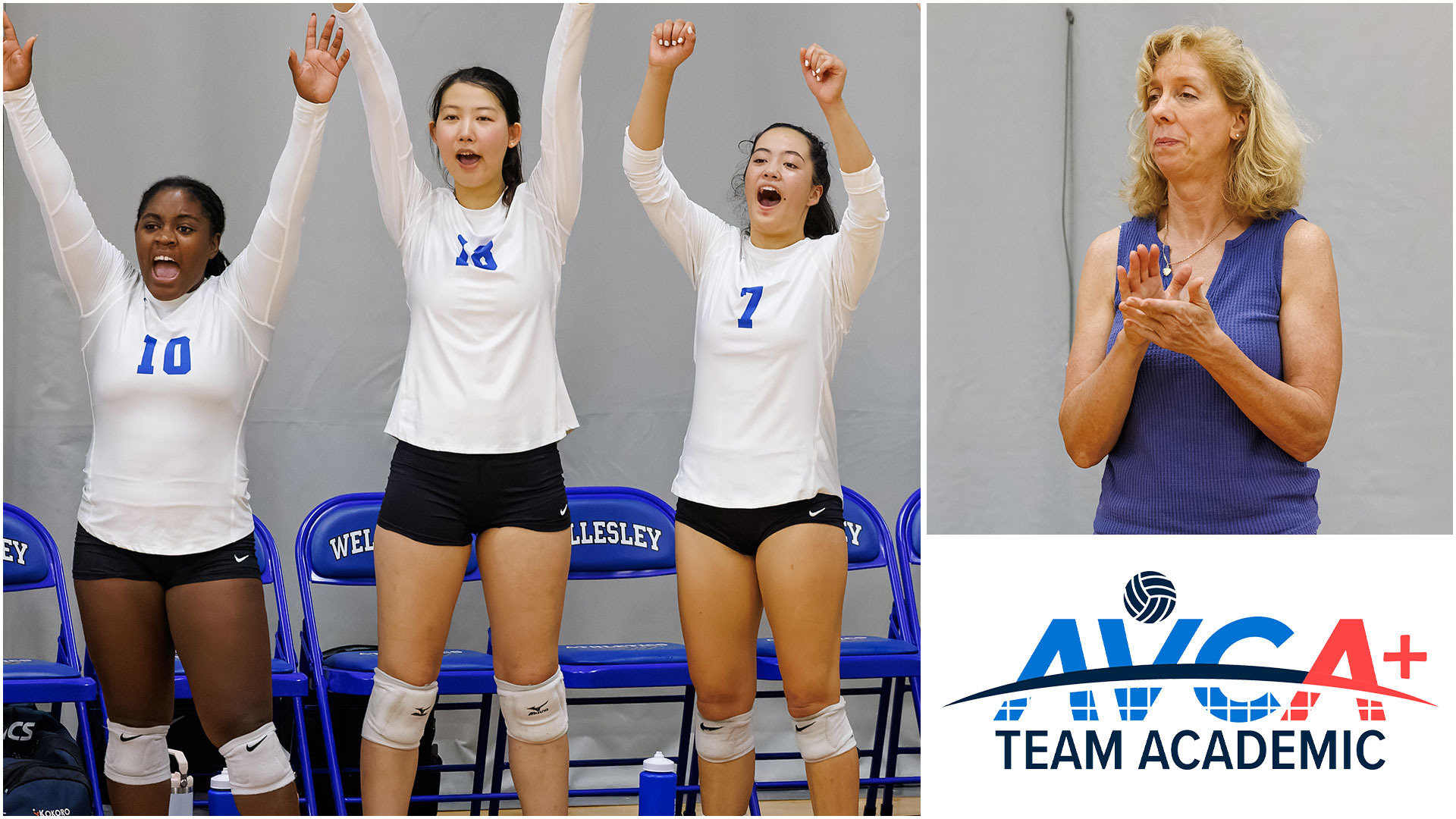 Wellesley volleyball has been named a 2024 AVCA Team Academic Award recipient (Frank Poulin)