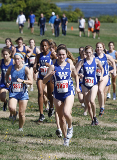 Blue Cross Country Nabs Eighth at Williams Purple Valley Classic