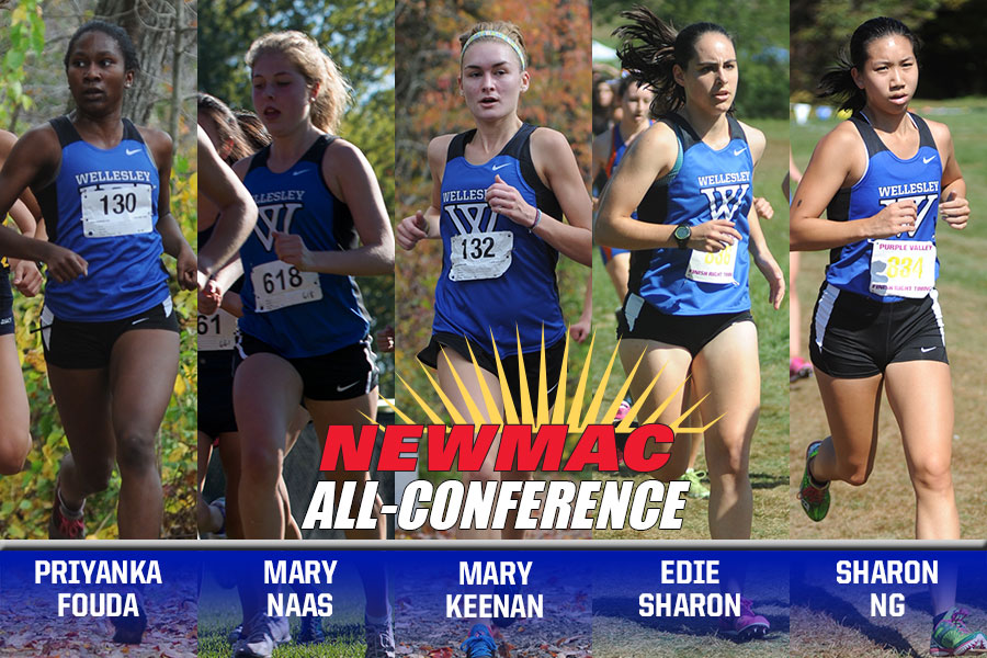 Blue Cross Country Takes Second at NEWMACs; Earns Five All-Conference Awards