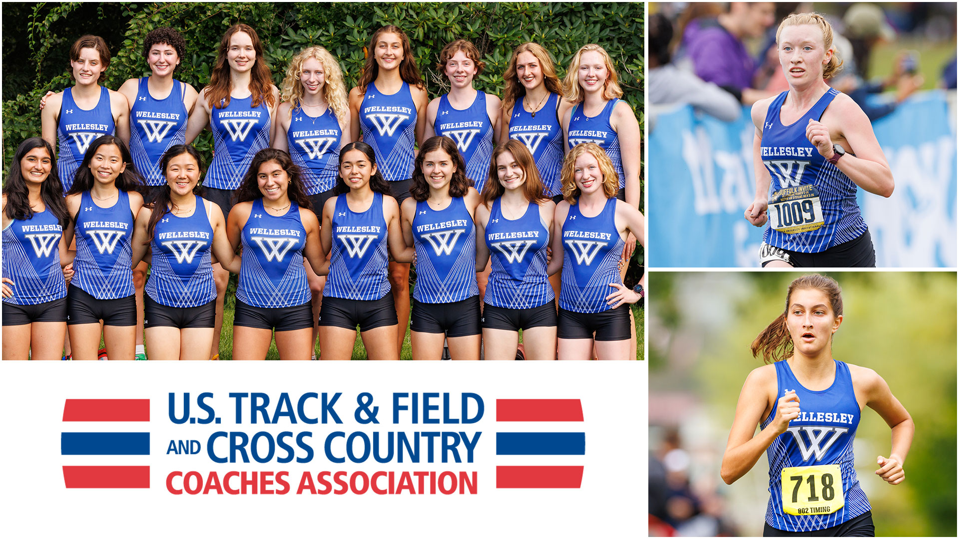 Wellesley cross country earned it's 10th consecutive USTFCCCA All-Academic Team honor. (Frank Poulin)
