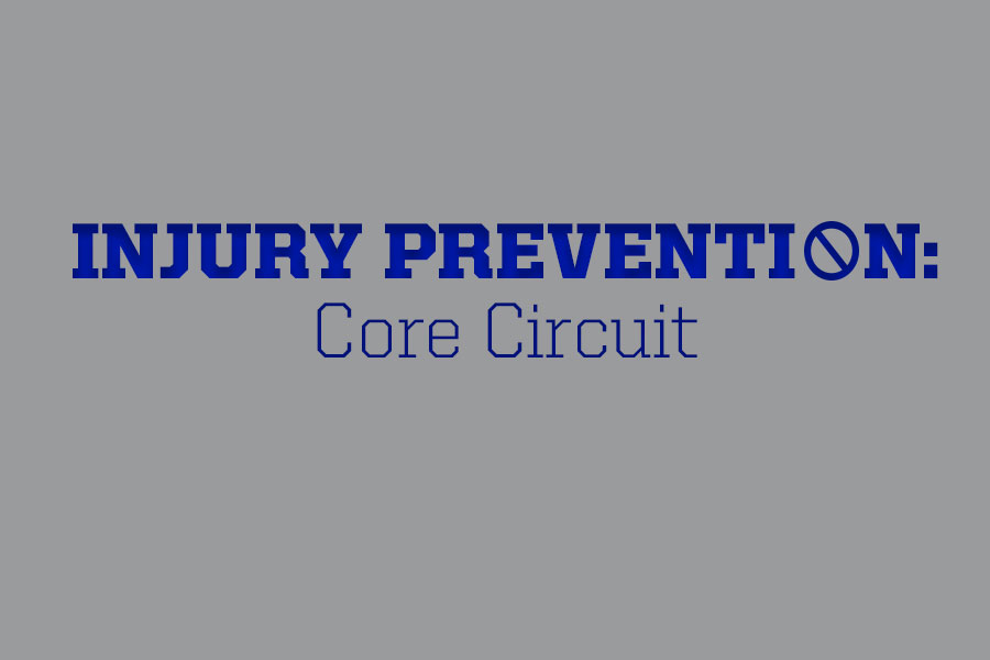 text: injury prevention core circuit